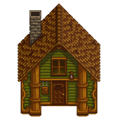 Adventurer's Guild interior reference for Ginger Island cave exploration