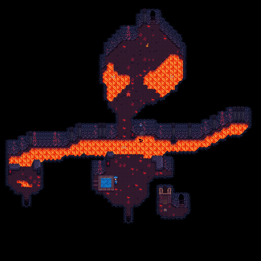 Volcano Dungeon — La mazmorra del volcán en Ginger Island