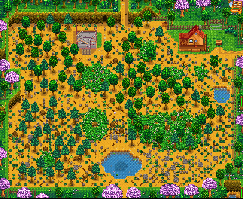 Standard Farm Map layout with expansive tillable acreage